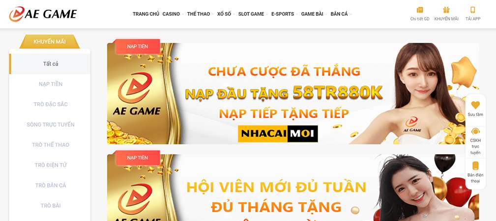 Danh mục sản phẩm tốt nhất 77Bet - 77Bet